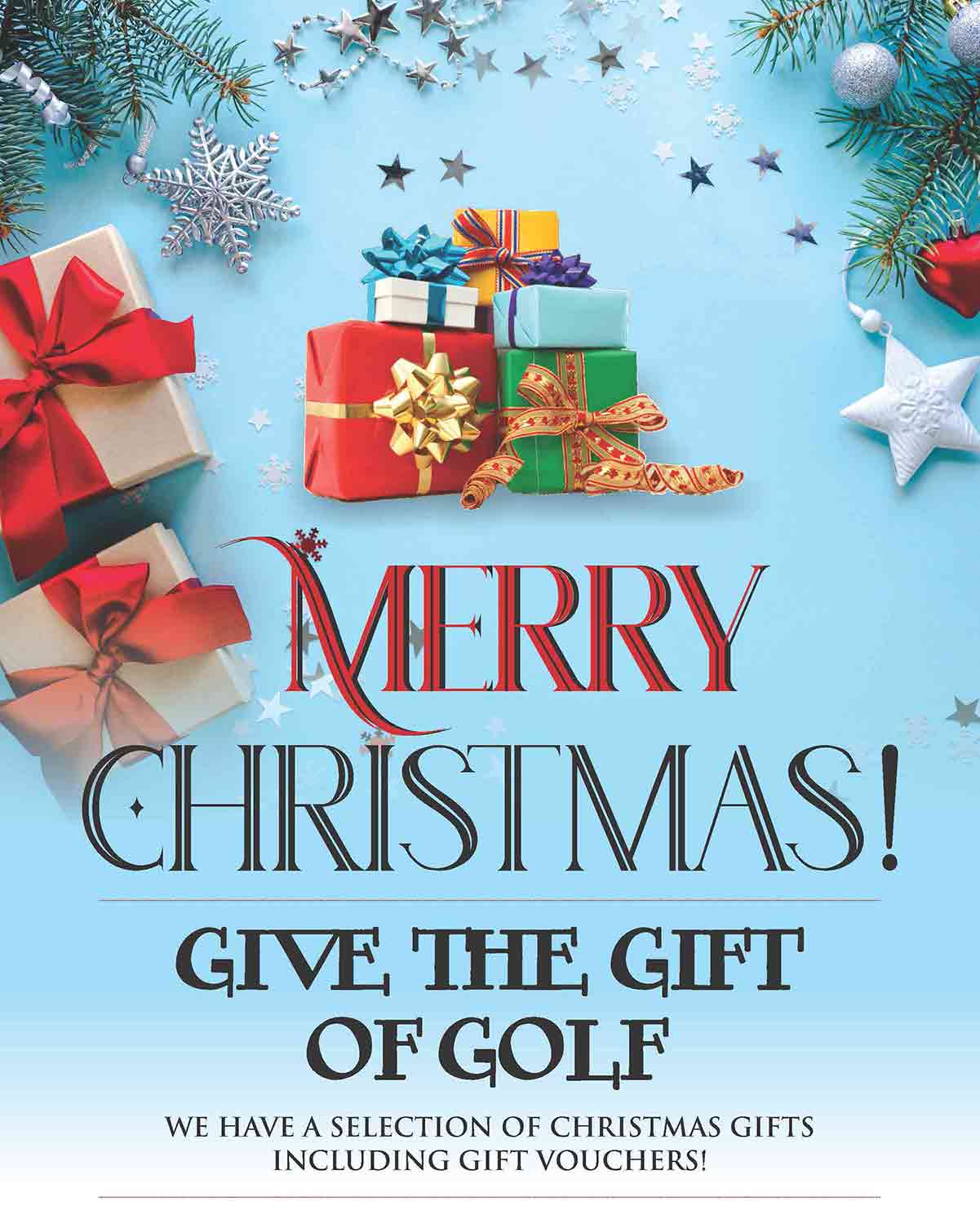Buy a Christmas gift voucher at Pittwater Golf Centre