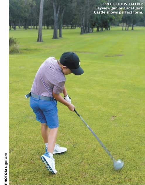 Jack Castle - Junior Golfer at Pittwater Golf Centre - Golf Swing with Driver