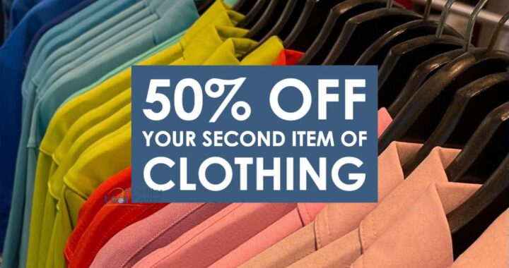 50% OFF Second Item at Clothing at Pittwater Golf Centre March 2023 in Sydney Northern Beaches