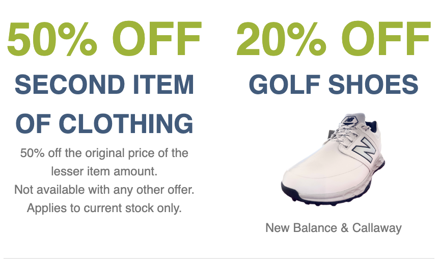 June Newsletter 2023 | Specials for Range, Mini Golf and Pro Shop